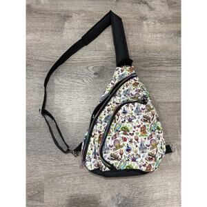 Artistic Attitude Handmade Disney Mickey Mouse Sling Backpack One Shoulder Bag